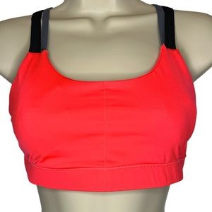Champion-C9 Sports Bra -Bra Top Size Medium- Like New -Neon Orange/Coral color